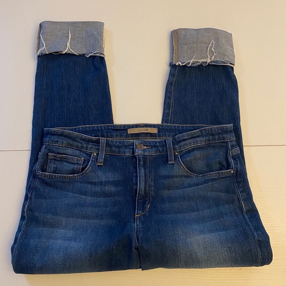 Joe's Jeans Boyfriend Slim Ankle Cuffed in Leah Wash Size 31 - Picture 3 of 15